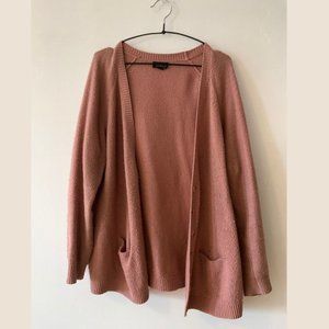 Pink Knit Topshop Cardigan